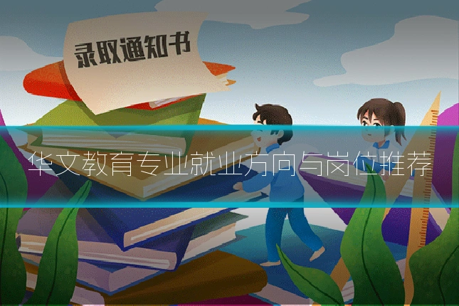 华文教育专业就业方向与岗位推荐