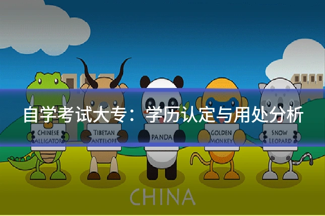 自学考试大专：学历认定与用处分析
