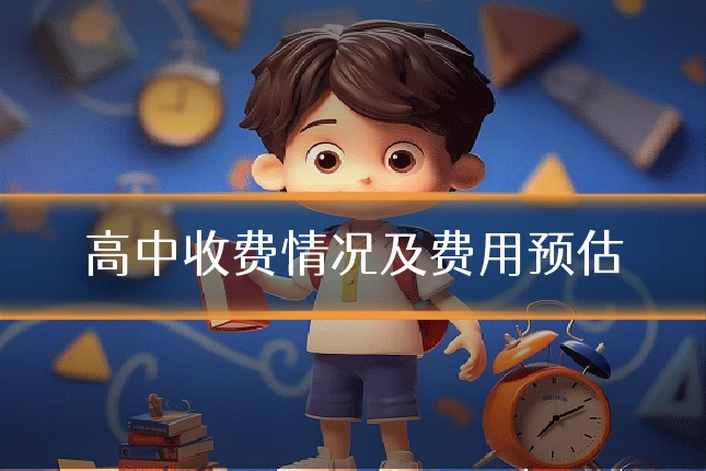 高中收费情况及费用预估