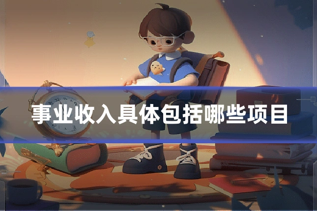 事业收入具体包括哪些项目