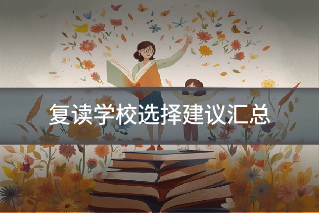 复读学校选择建议汇总