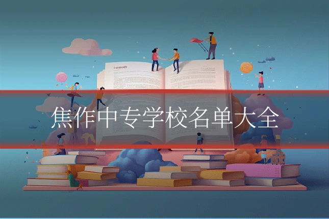 焦作中专学校名单大全
