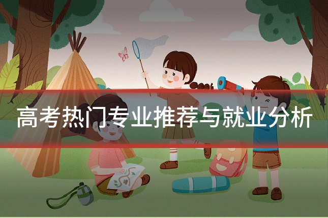 高考热门专业推荐与就业分析