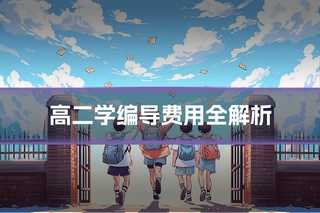 高二学编导费用全解析