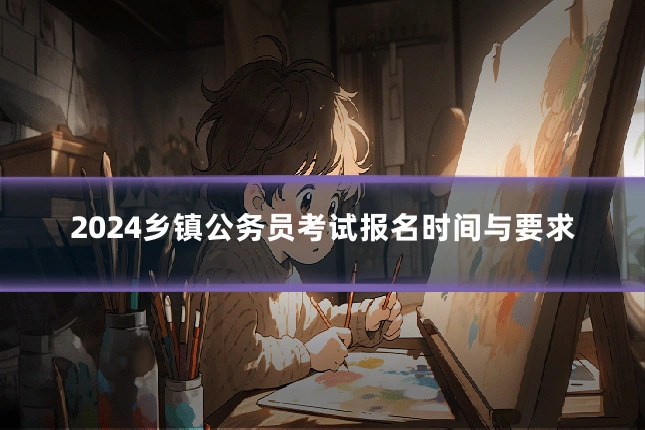 2024乡镇公务员考试报名时间与要求