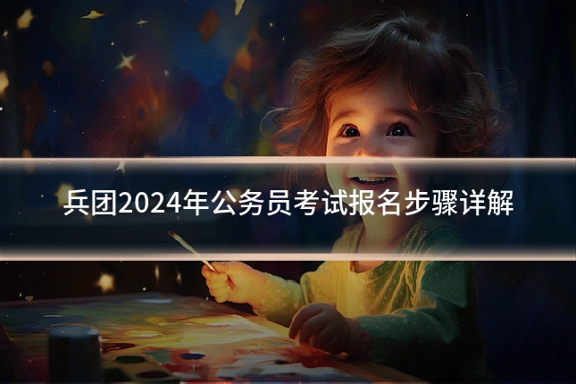 兵团2024年公务员考试报名步骤详解