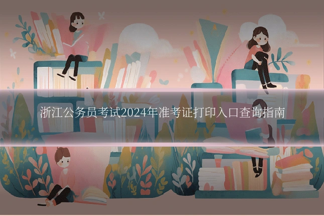 浙江公务员考试2024年准考证打印入口查询指南