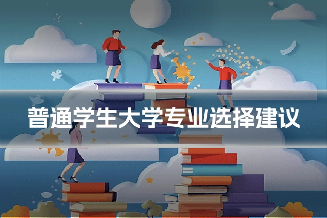 普通学生大学专业选择建议