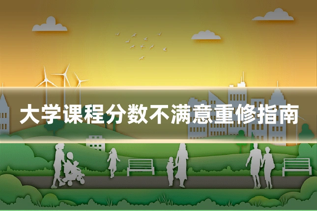 大学课程分数不满意重修指南