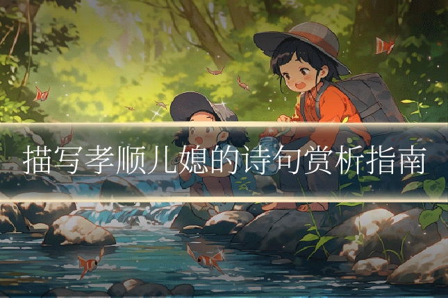描写孝顺儿媳的诗句赏析指南