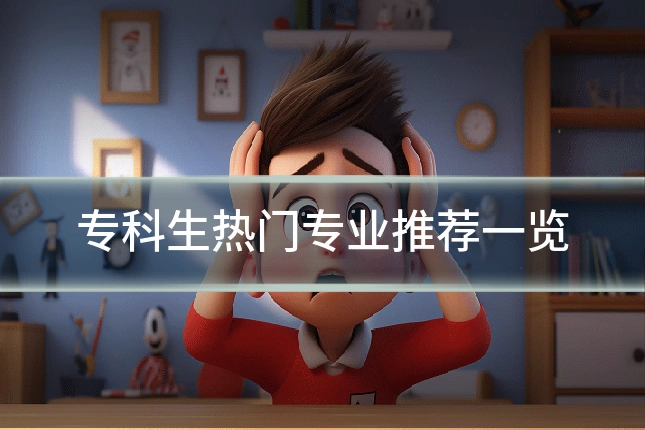 专科生热门专业推荐一览