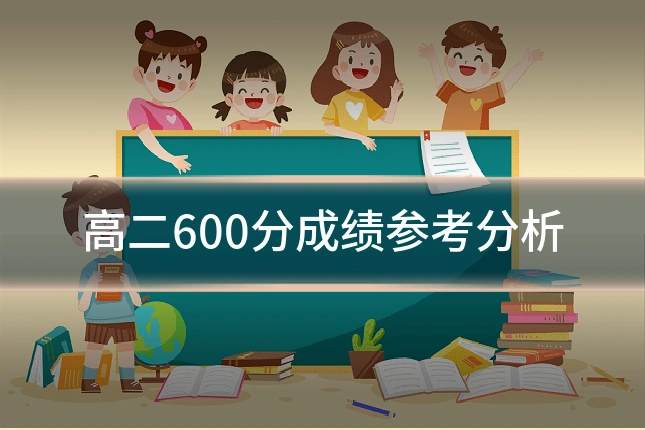 高二600分成绩参考分析