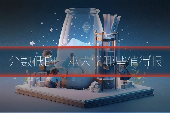 分数低的一本大学哪些值得报