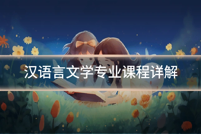 汉语言文学专业课程详解