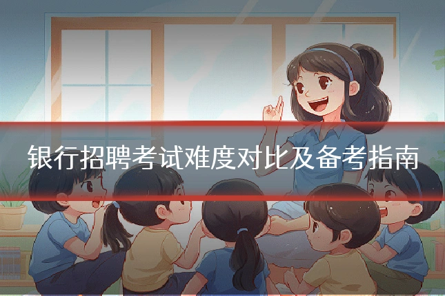 银行招聘考试难度对比及备考指南