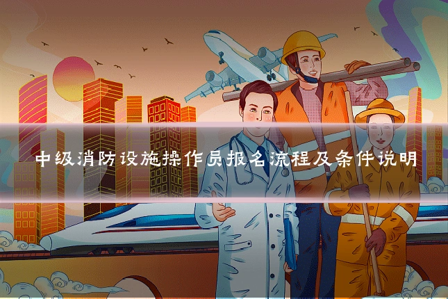 中级消防设施操作员报名流程及条件说明