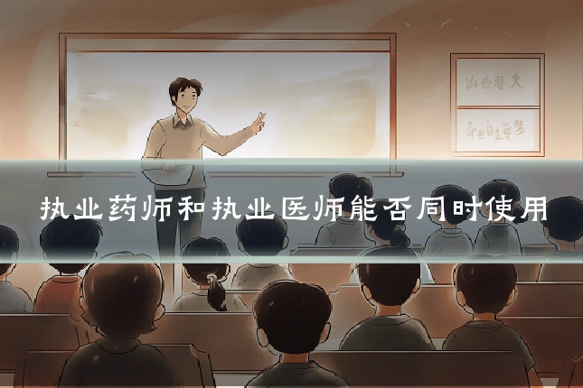 执业药师和执业医师能否同时使用