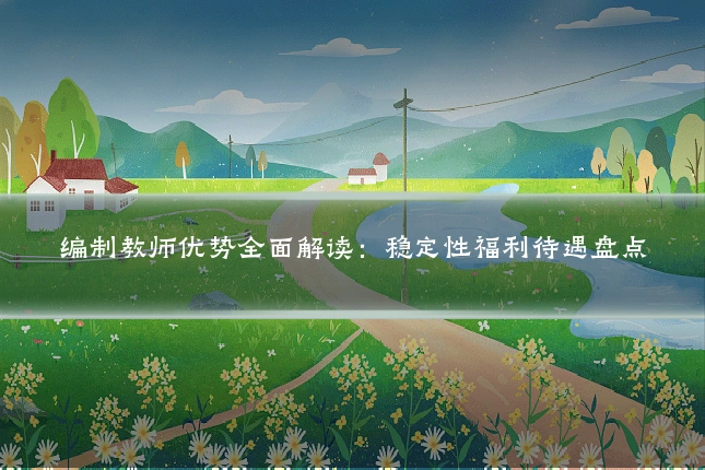 编制教师优势全面解读：稳定性福利待遇盘点