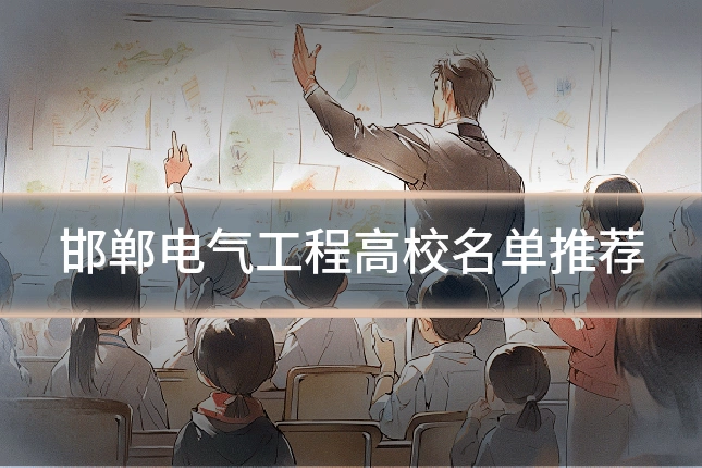 邯郸电气工程高校名单推荐