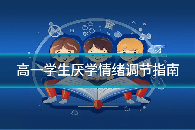 高一学生厌学情绪调节指南