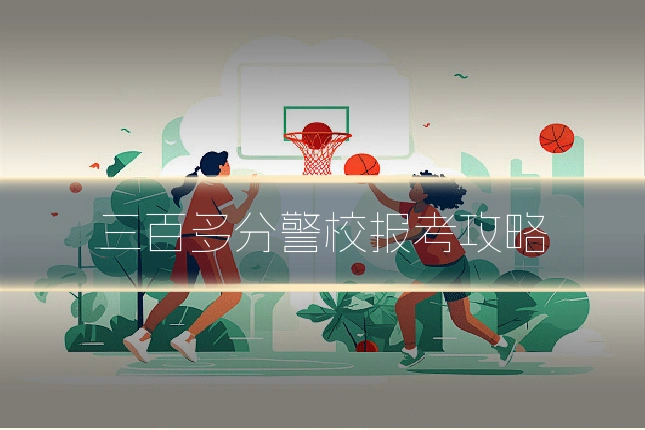 三百多分警校报考攻略