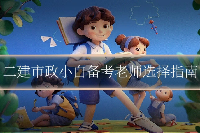 二建市政小白备考老师选择指南
