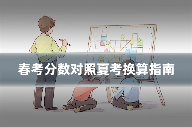 春考分数对照夏考换算指南