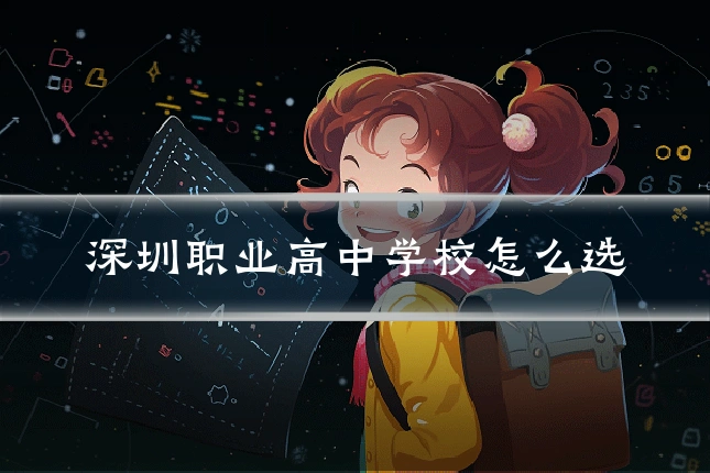 深圳职业高中学校怎么选