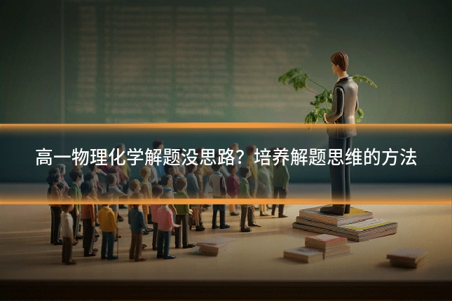 高一物理化学解题没思路？培养解题思维的方法