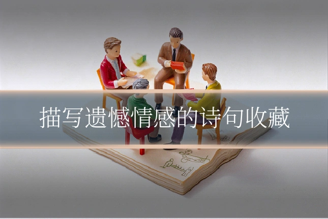 描写遗憾情感的诗句收藏