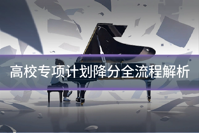 高校专项计划降分全流程解析