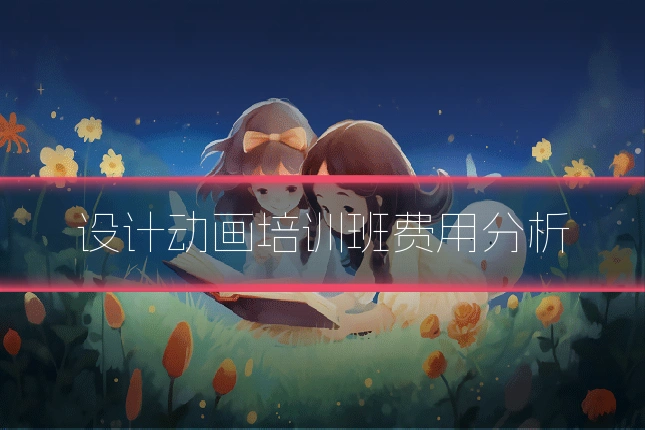 设计动画培训班费用分析