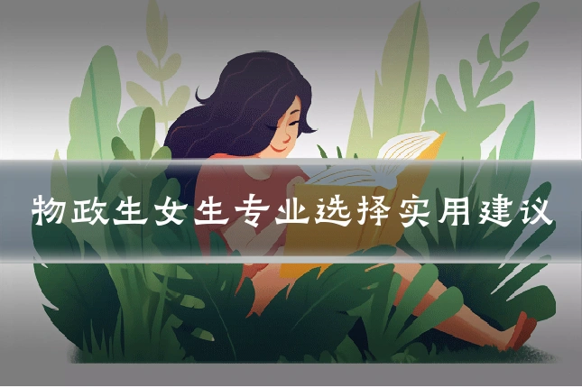 物政生女生专业选择实用建议