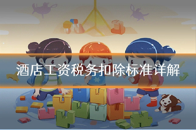 酒店工资税务扣除标准详解
