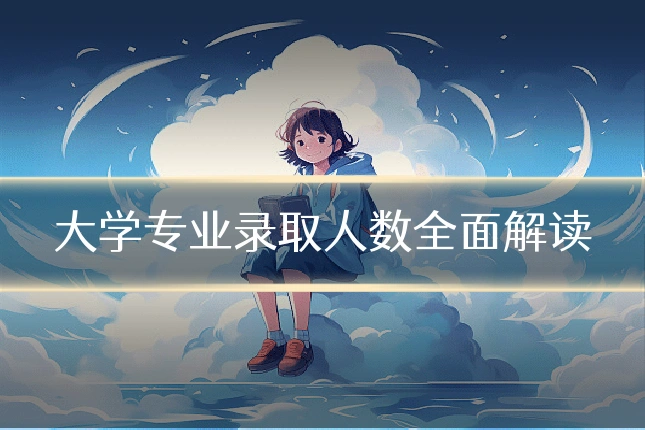 大学专业录取人数全面解读
