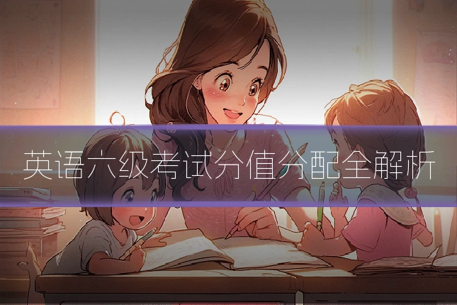英语六级考试分值分配全解析