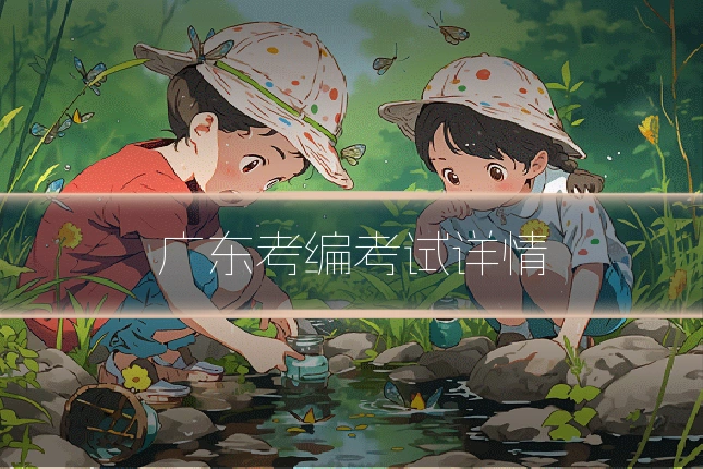 广东考编考试详情