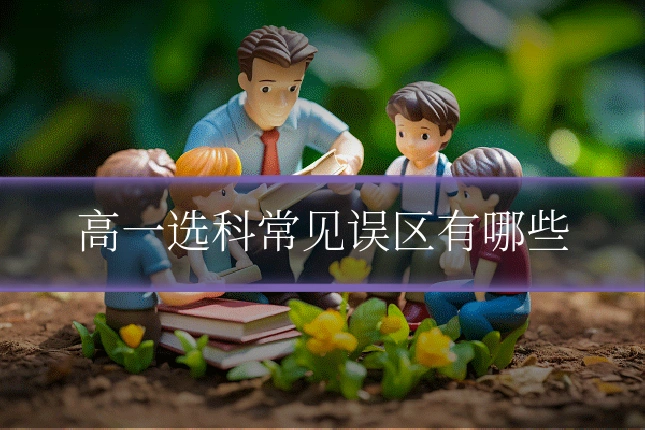 高一选科常见误区有哪些