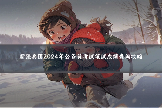 新疆兵团2024年公务员考试笔试成绩查询攻略