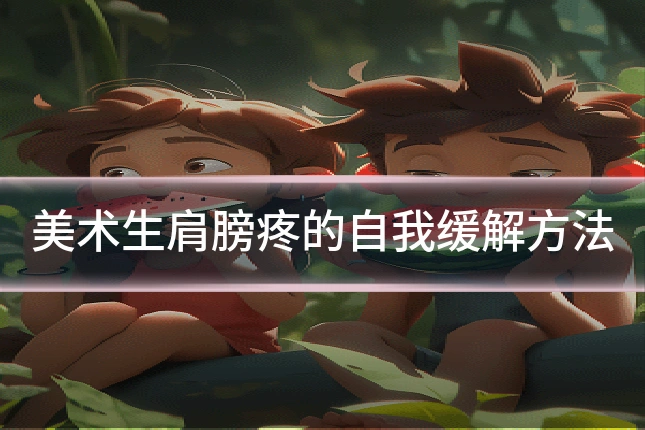 美术生肩膀疼的自我缓解方法