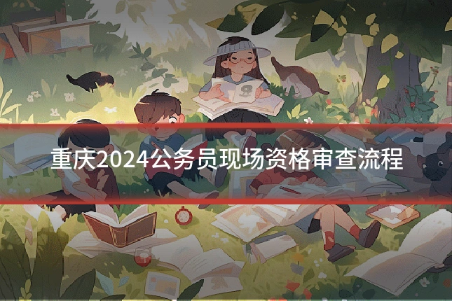 重庆2024公务员现场资格审查流程