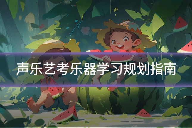 声乐艺考乐器学习规划指南