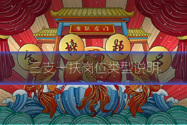 三支一扶岗位类型说明