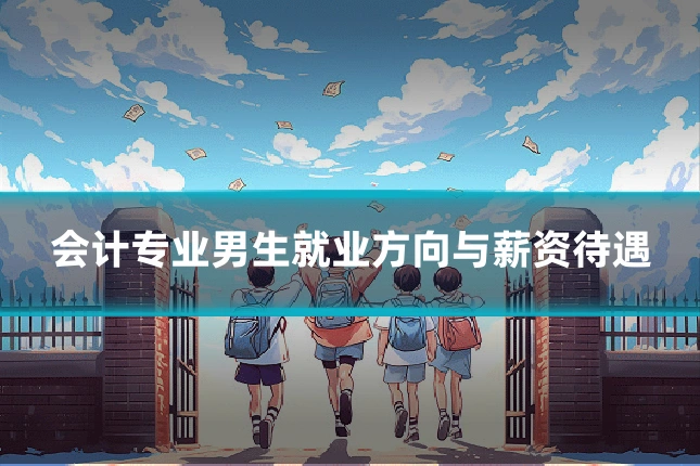 会计专业男生就业方向与薪资待遇