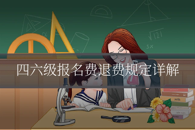 四六级报名费退费规定详解