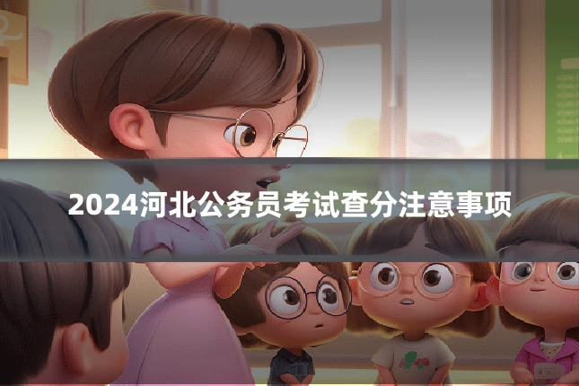 2024河北公务员考试查分注意事项