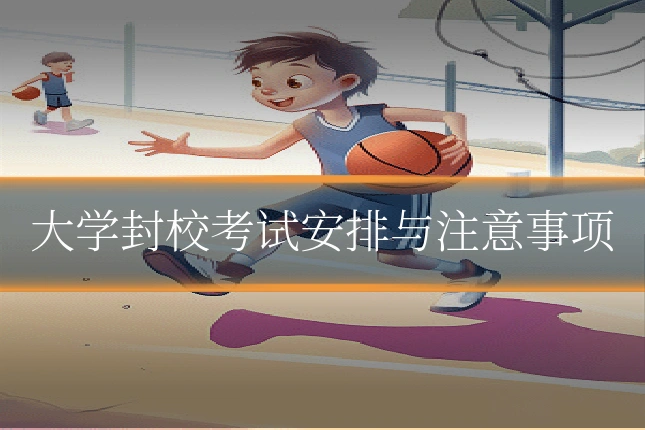 大学封校考试安排与注意事项