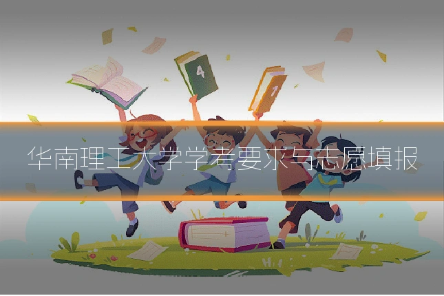 华南理工大学学考要求与志愿填报