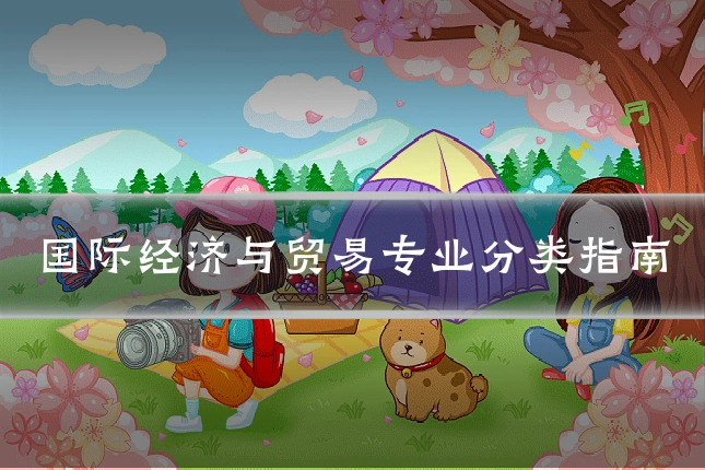 国际经济与贸易专业分类指南