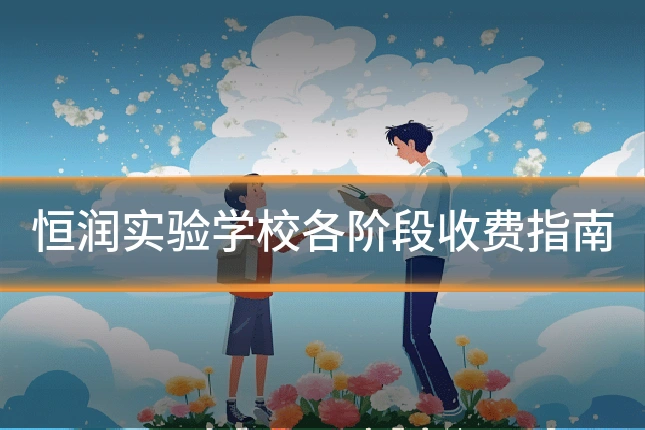 恒润实验学校各阶段收费指南